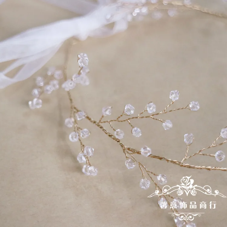 Wedding Halo Headband Bridal Headpiece Crystal Hair Vine | Украшения и аксессуары