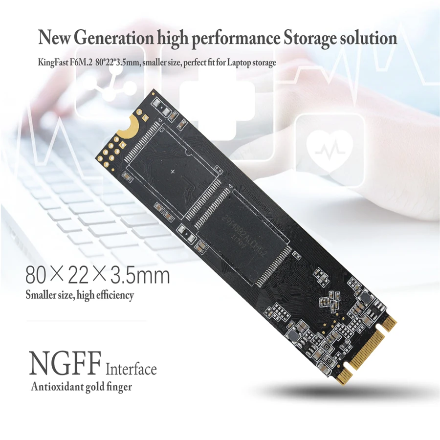 Kingfast 22*80mm super-speed NGFF M.2 SSD 120gb internal solid state hard drive disk memory flash for Laptop/notebook/ultrabook |