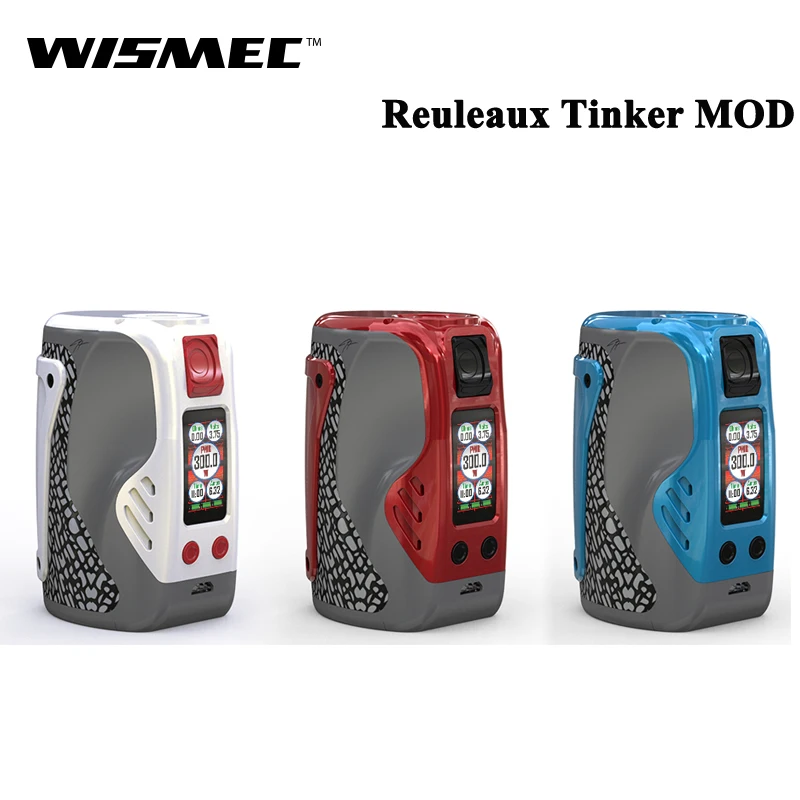 Оригинальный Wismec Reuleaux Tinker 300 Вт REULEAUX TINKER TC VM бокс мод электронная сигарета Vape