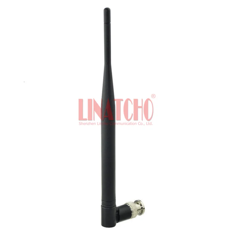10 шт чёрный маршрутизатор 2 4 ГГц Складная всенаправленная bnc wifi антенна|Антенны