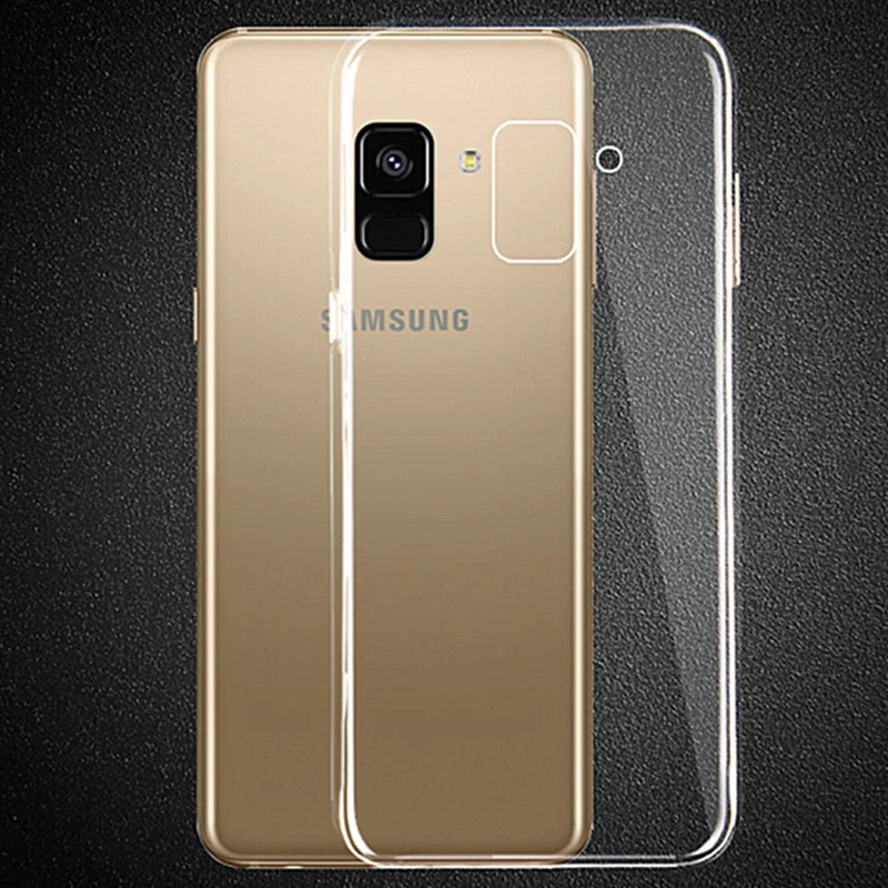Cases for Samsung Galaxy Note 9 8 S10 S9 S8 Plus S7 Edge Clear TPU Phone J4 J6 2018 A7 A10 M10 Cover Capa |
