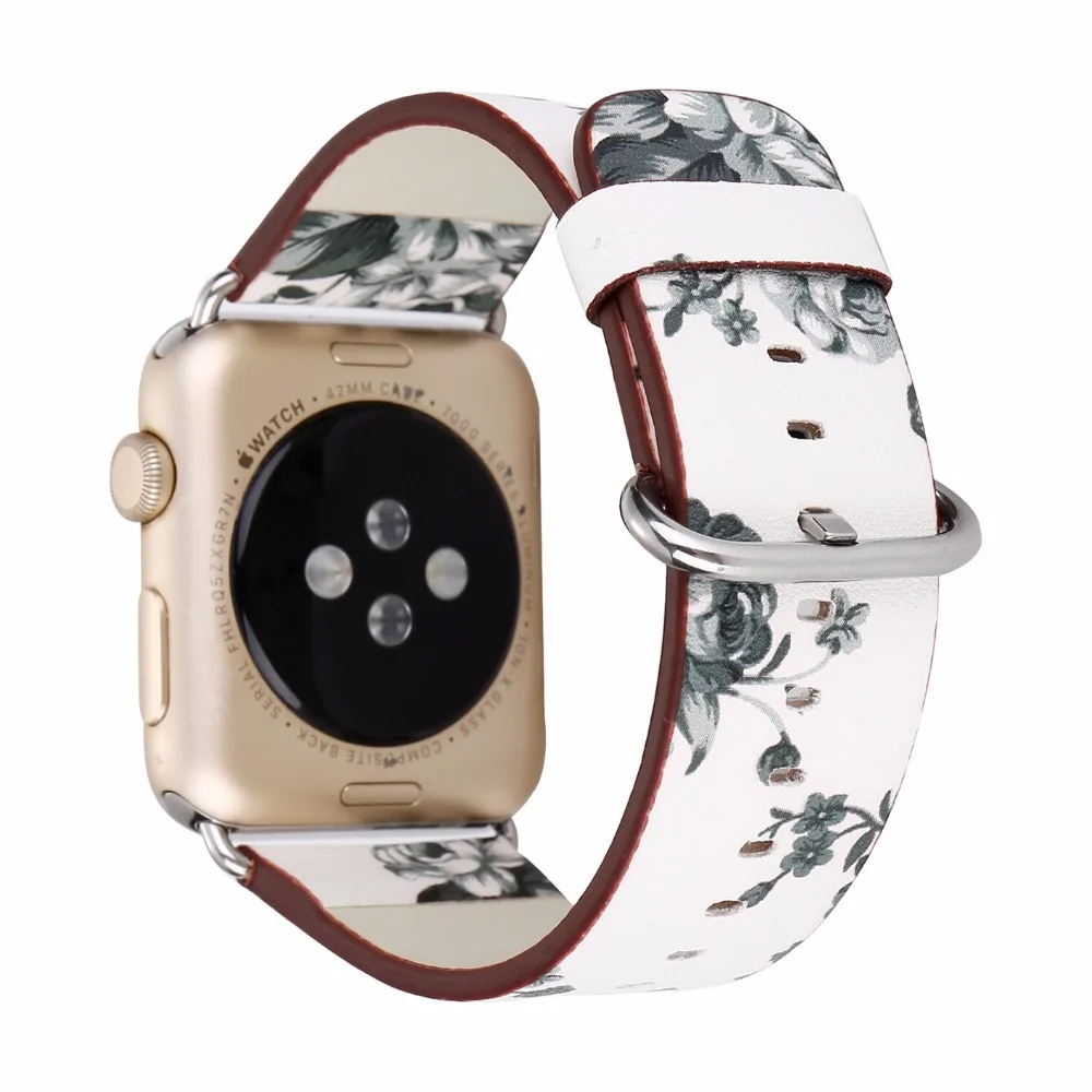 Ремешок из натуральной кожи для Apple Watch Band сменный Браслет наручных часов iWatch Series
