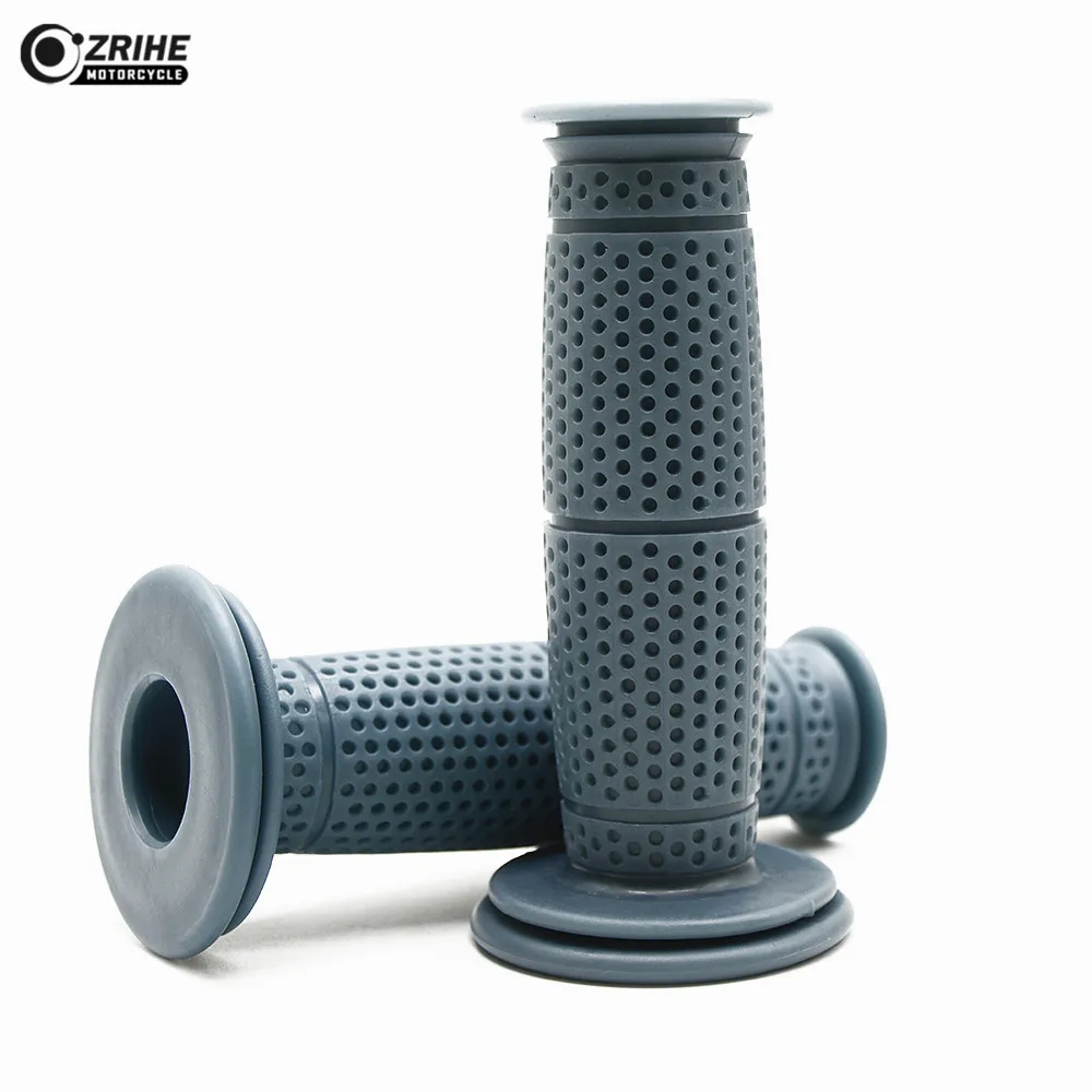 7/8'' 22mm Motorcycle Handle Grips Cafe Racer motorbike Vintage Handlebar grip slider for Yamaha SR400 CG125 GN125 GN250 |