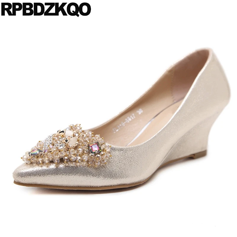 Размер 33 блестящие туфли на высоком каблуке с острым носком свадебные