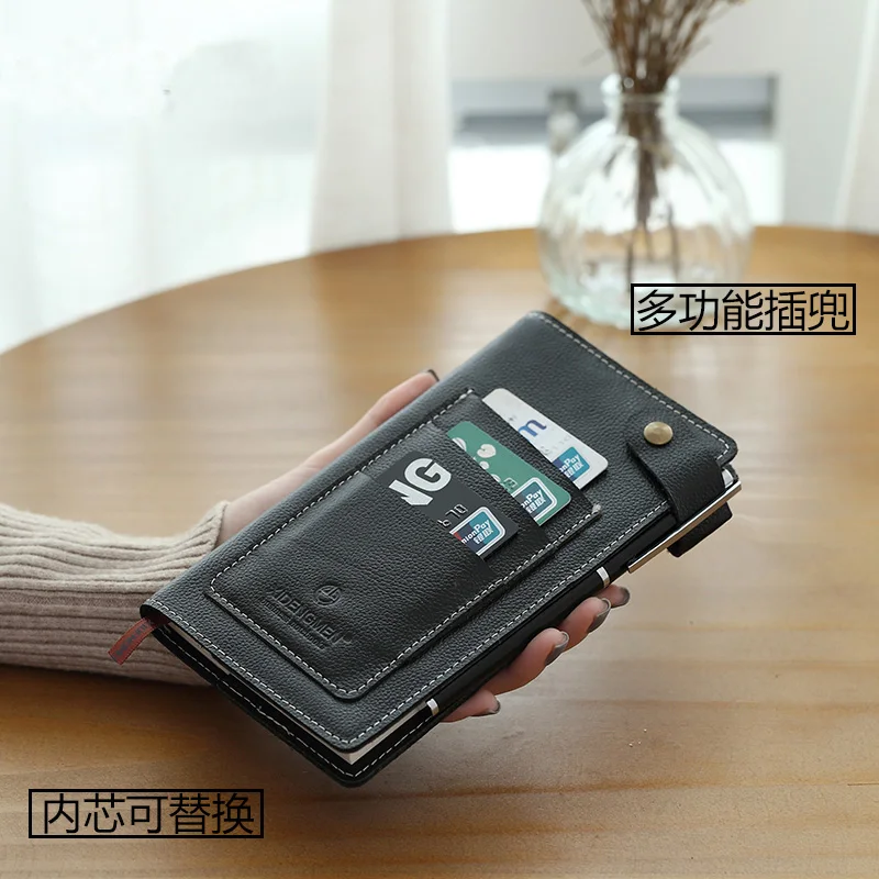 Винтажный мини блокнот из 100% натуральной кожи дорожный журнал планировщик с