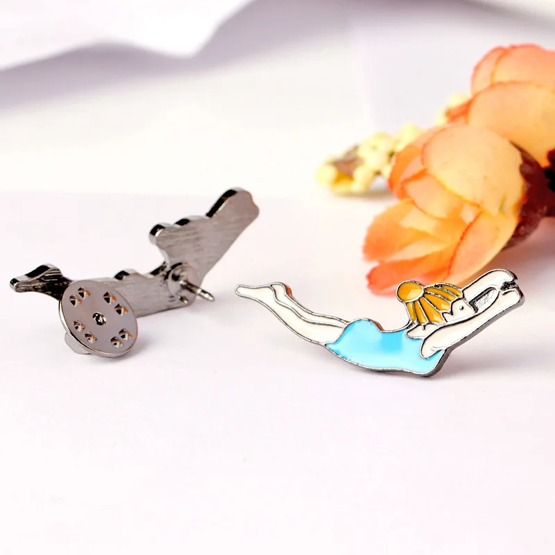 Новинка модная одежда для девочек в стиле аниме Птица на эмали форме спортивной