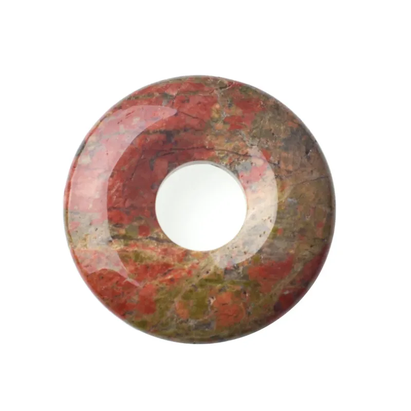 40mm Quartz Stone Coin Pendant DIY Jewelry Focal Bead Raw Materials opal pendant