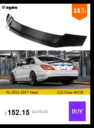Стиль renntech углеродное волокно задний багажник спойлер для Benz класс CLS CLS250 CLS350 CLS63 2012- год W218 автомобиль спойлер заднего крыла