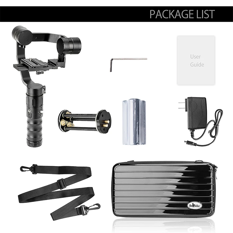 EC1 2KG bear 3-axis Handheld Gimbal 360 degrees DSLR steadicam camera stabilizer for Camera Digital camcoder | Электроника