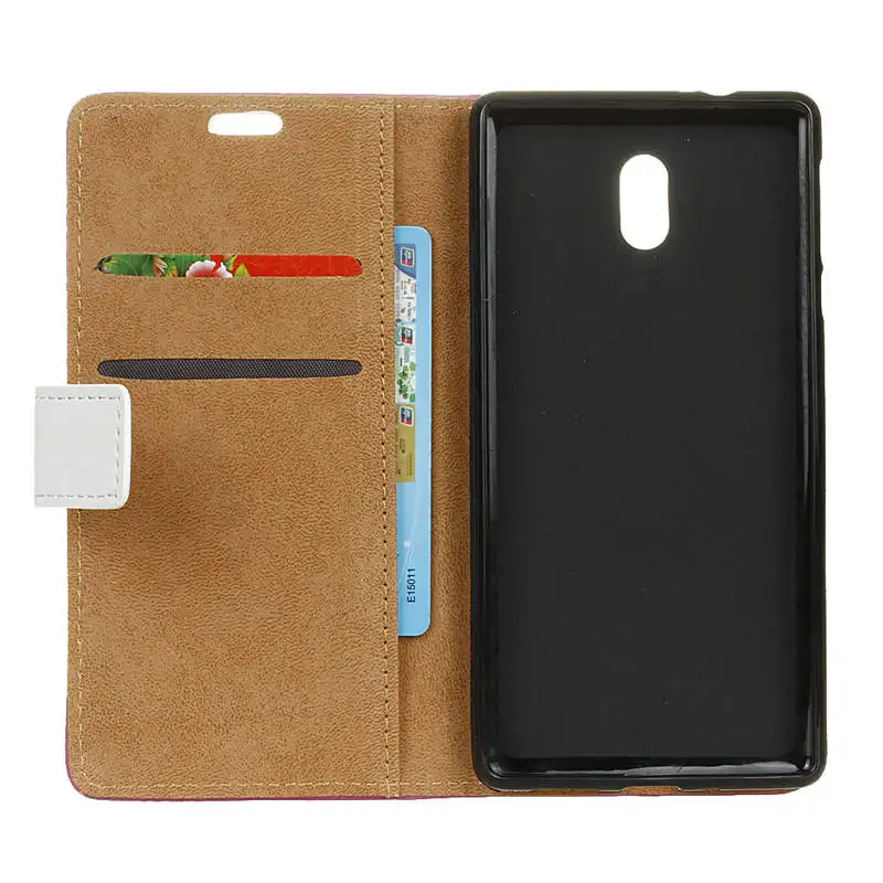 Цветной рисунок Сова конверт с птицами IMD Магнитный защелкивающийся кошелек Флип