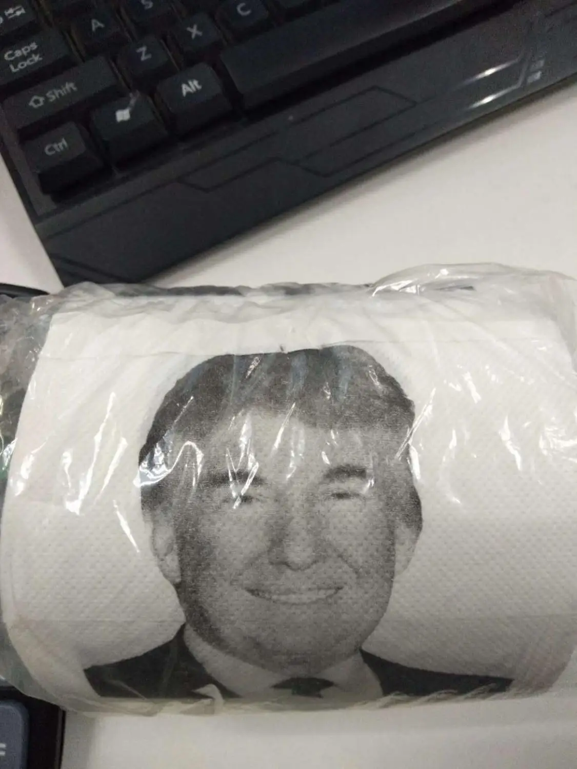 1 рулон креативная туалетная бумага с президентом Дональдом Трампом|Переносные