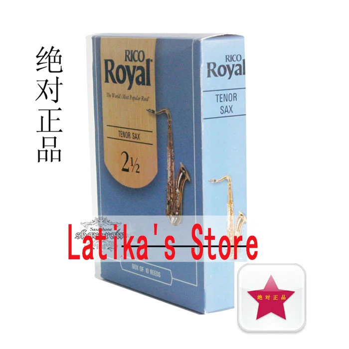 Бесплатная доставка RICO Royal Tenor Bb Sax сила тростника 2 5 # 3 0 синяя коробка 10|rico royal|reed