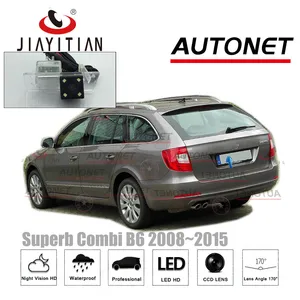 Камера заднего вида JIAYITIAN для SKODA Superb Combi B6 2008  2015, ПЗС-камера ночного видения, номерной знак