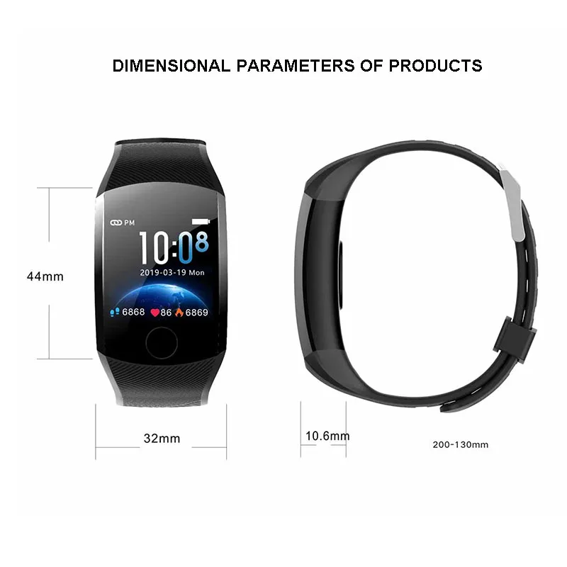 Наручные Часы Приборы для измерения артериального давления smartbracelet smartband gps