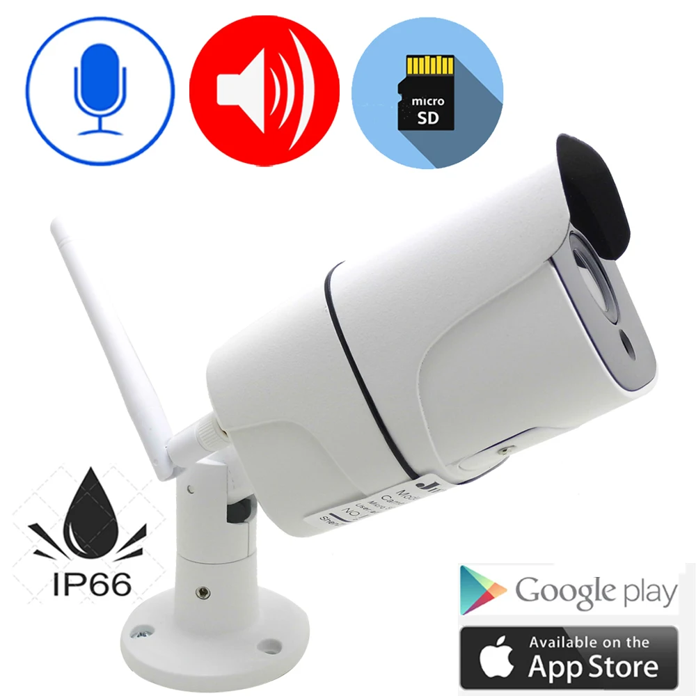 JIENUO IP-камера Wifi 720P 960P 1080P HD беспроводная камера видеонаблюдения наружная водонепроницаемая аудио IPCam инфракрасная домашняя камера видеонаблюдения