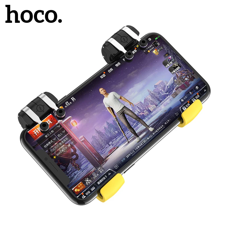 HOCO Pubg мобильный контроллер смартфон игровой триггер для PUBG геймпад джойстик для шутеров Кнопка огня для iPhone Android игровой коврик