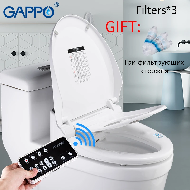 GAPPO 220 В умное сиденье для унитаза электрическое массажный уход детей женщин