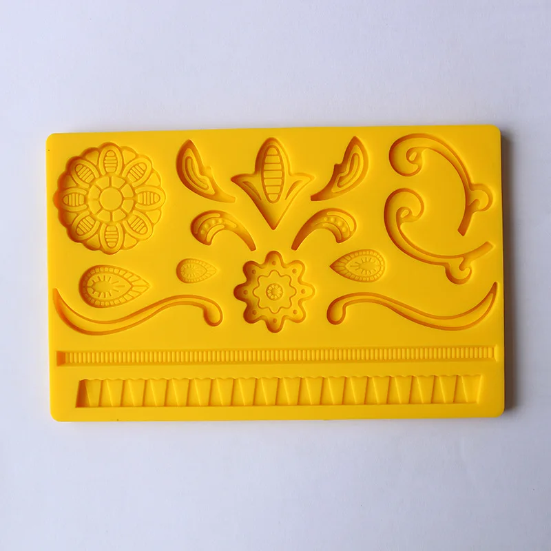 Стереоскопическая силиконовая форма для торта в форме цветка кухонная выпечки