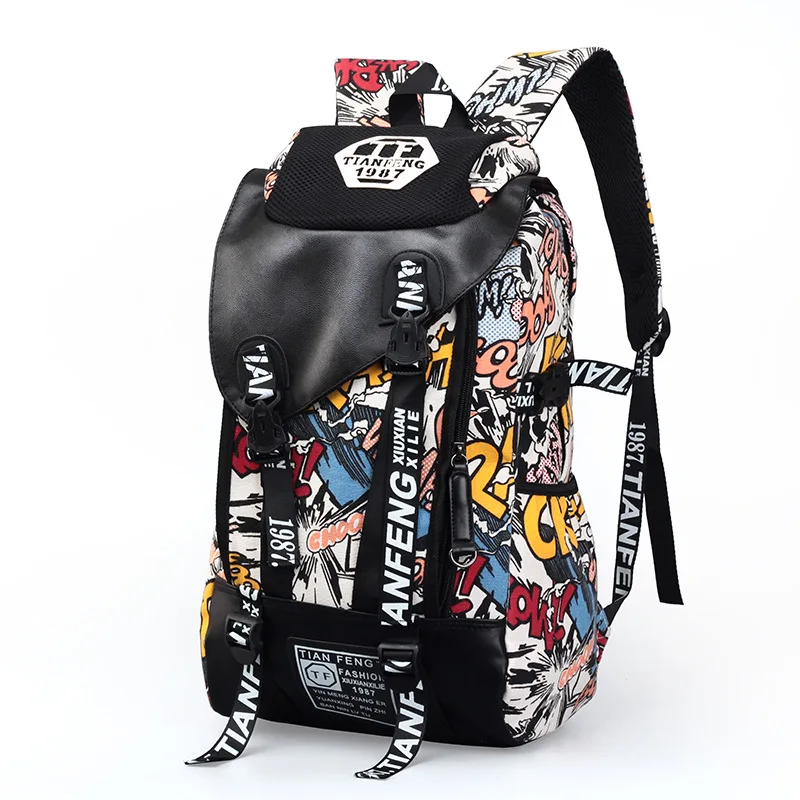 Холщовый школьный ранец для мальчиков подростков большой рюкзак ноутбука с