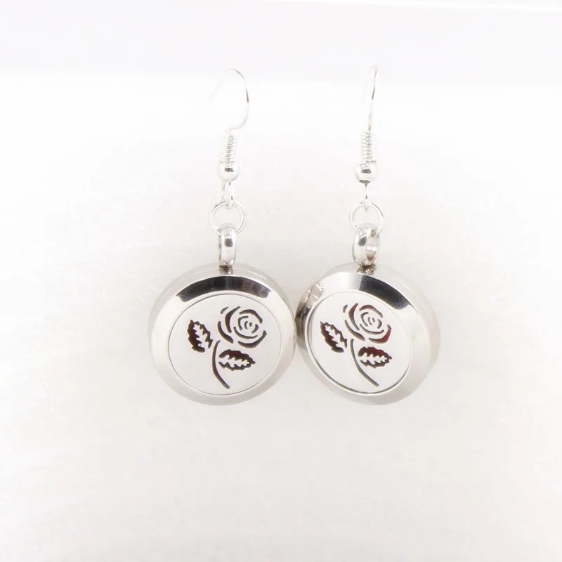 2 пар/лот Высокое качество нержавеющая сталь Мода ароматерапия эфирное масло