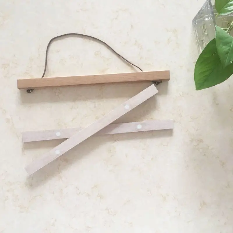 A4 магнитные деревянные рамки для картин DIY минималистичный фото постер картина