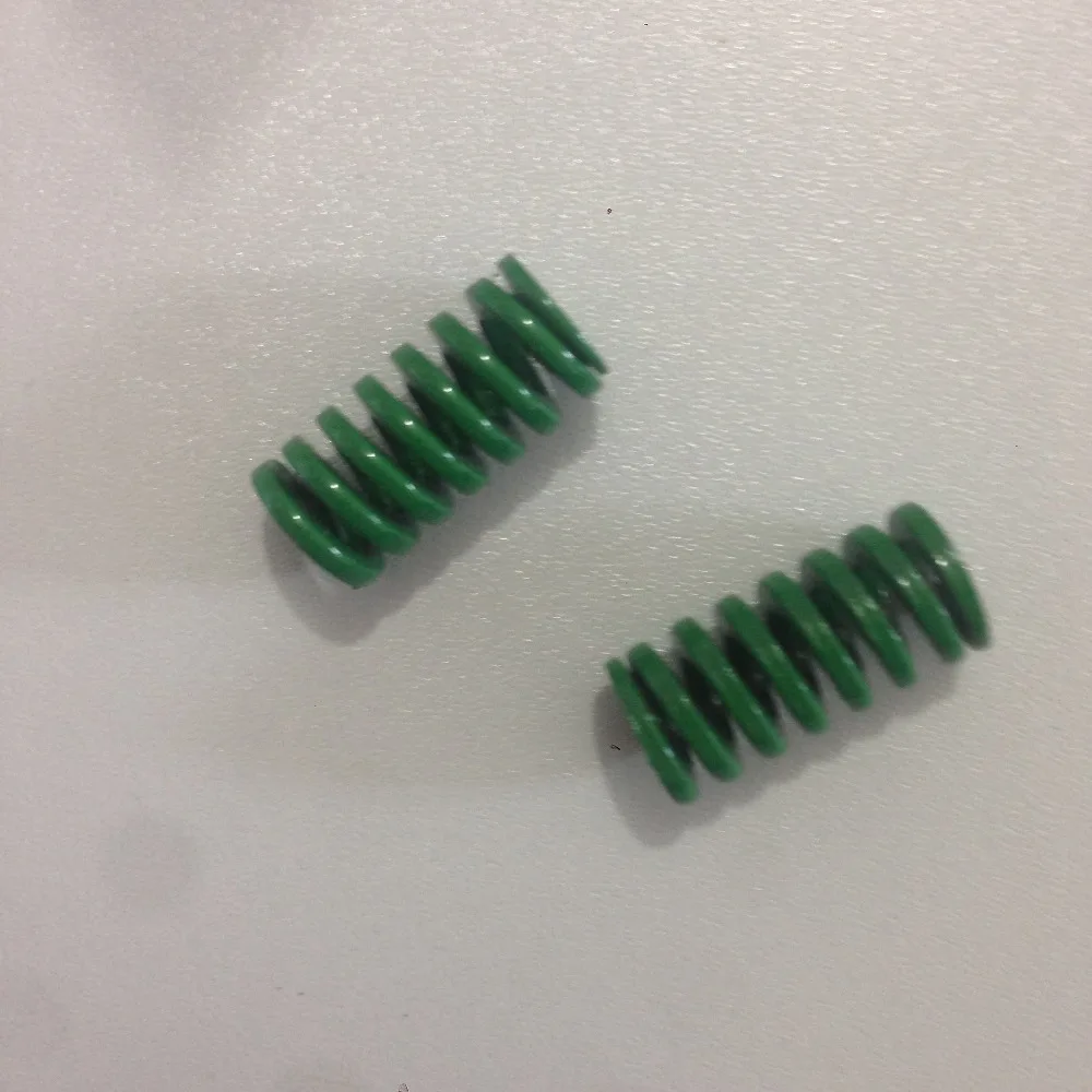 2 шт. зеленая трубчатая компрессионная пружина повышенной нагрузки 10 мм x 20 мм|spring