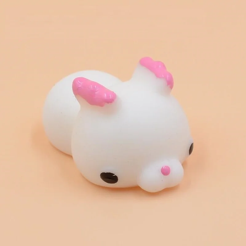 Kawaii милые мини мягкие силиконовые анти-стресс мягкими игрушками Непоседа сжать руку на телефон Pinch Животные игрушка резиновая хлюпает squishies