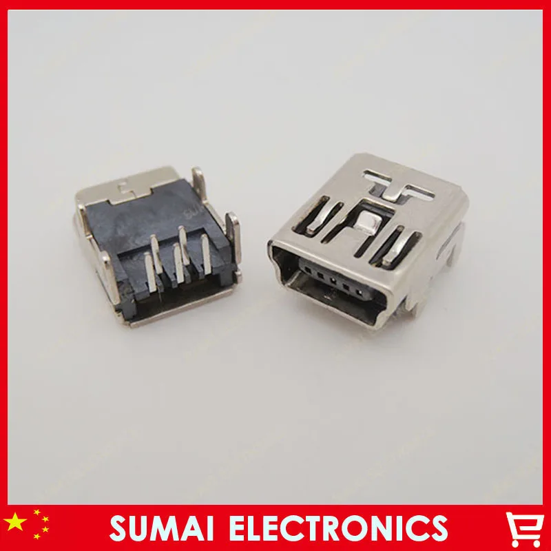 100 шт. Новый мини USB разъем/штекер/разъем зарядки для беспроводного контроллера PS3