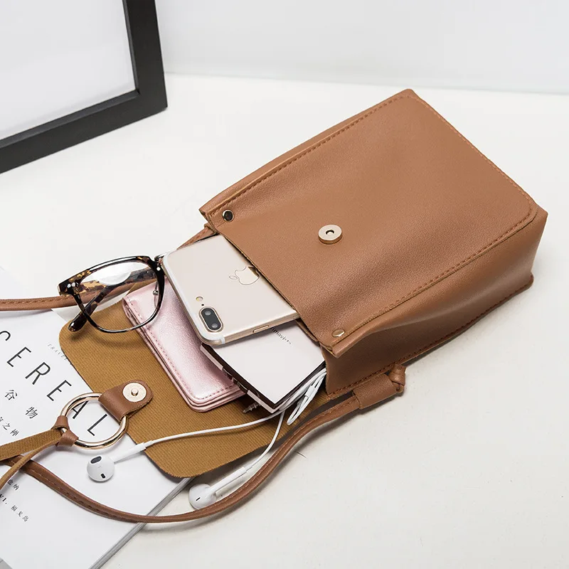 JI Хао Моды телефон Сумки Дамские туфли из pu искусственной кожи мини Crossbody Сумка