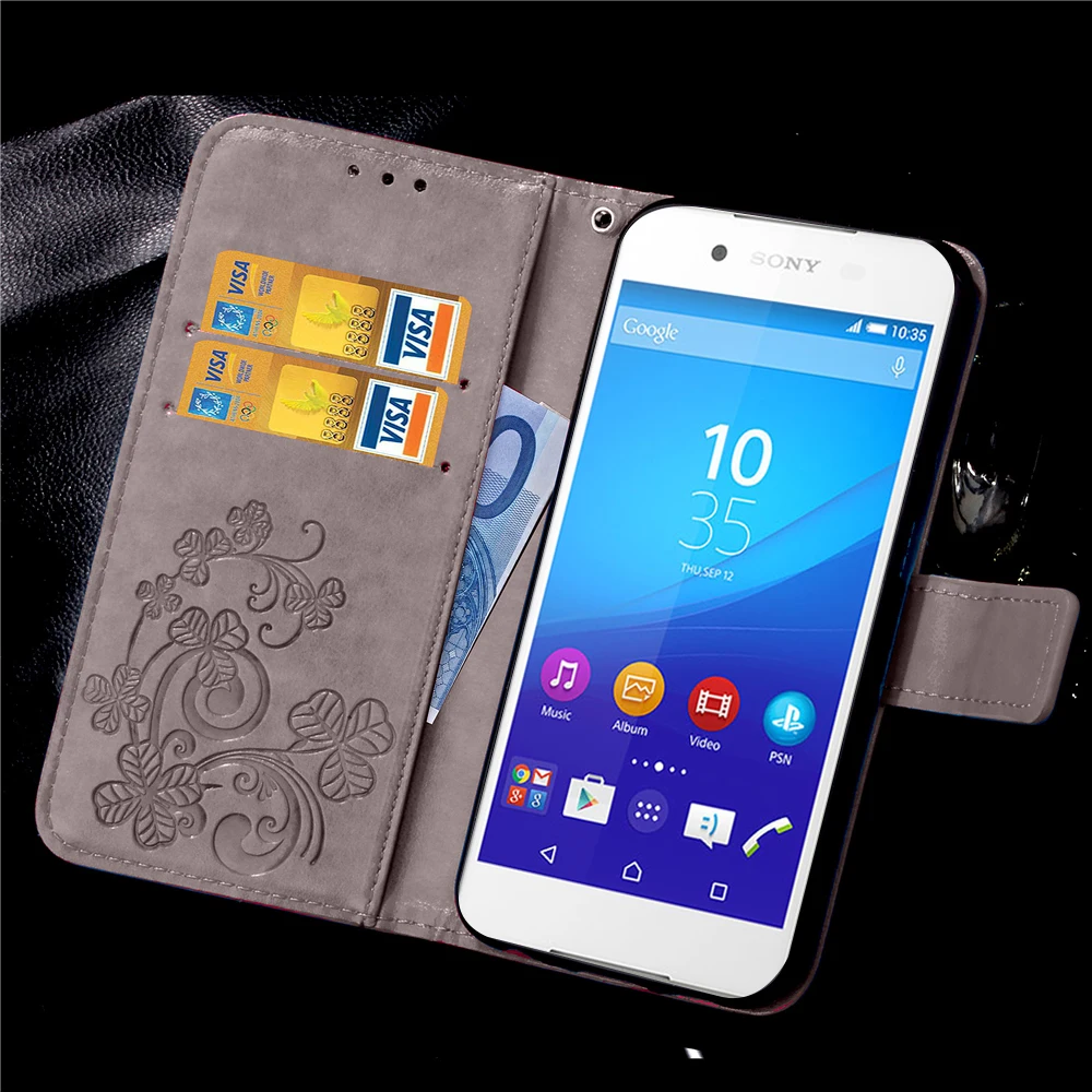 Чехол для sony Xperia Z3 Compact книжка PU держатель карт кошелек чехол телефона D5803|case for