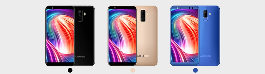 Leagoo M9 18:9 полный экран четыре камеры Android 7,0 MT6580A 5," четырехъядерный 2 Гб ОЗУ 16 Гб ПЗУ 8,0 МП отпечаток пальца 3g WCDMA мобильный телефон