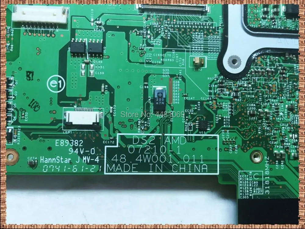 48.4W001.011 материнская плата для ноутбука DELL INSPIRON 1526 PP29L 0ky755 07210-1 DDR2 Материнская CN-0C7M2F