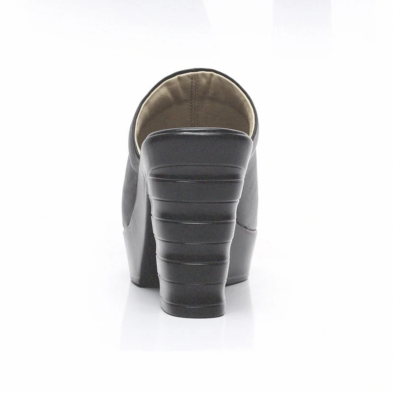 

CEYANEAOSummer Thick Heels Shoes Peep Toe Women's Slippers Genuine Leather Shoes Wedges Platform Women'sHigh Heel slippers E1519