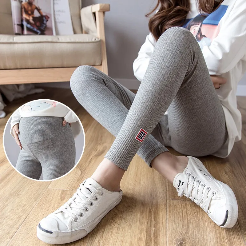 

Pregnant women leggings 2019 spring new pregnant women pants pit cotton stomach lift pregnant women pants pregnancy pants