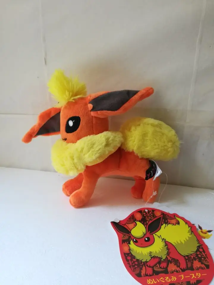 Около 20 см аниме фигурка Flareon плюшевая игрушка мягкая кукла детская подарок на