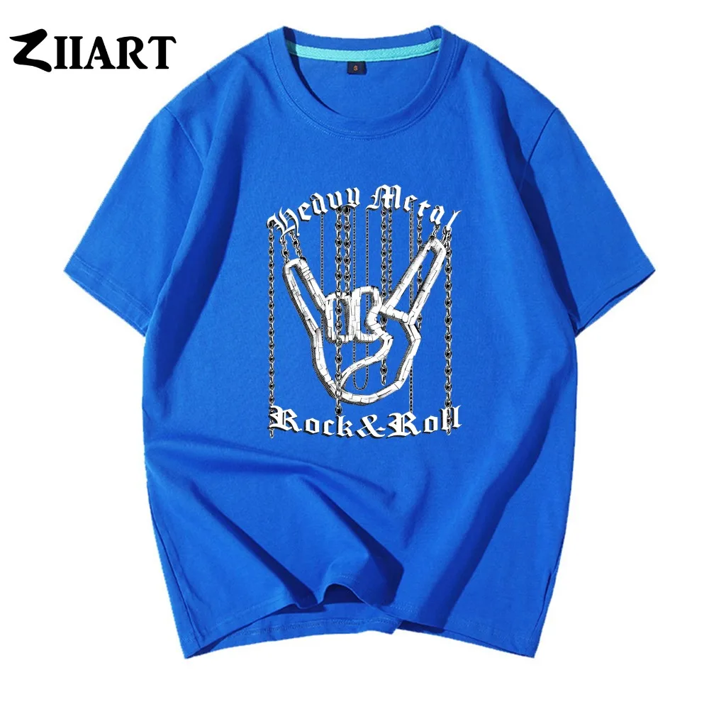 Цепь жеста рукой хэви-метал рок-н-ролл Corna рога дьявола знак одежда для пар