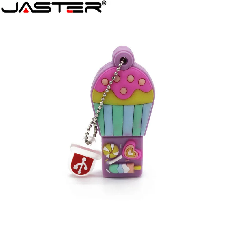 JASTER candy Usb флеш-накопитель 64 ГБ, 32 ГБ, 4 ГБ, 8 ГБ, 16 ГБ, мультяшный U диск, флеш-карта, карта памяти, подарок