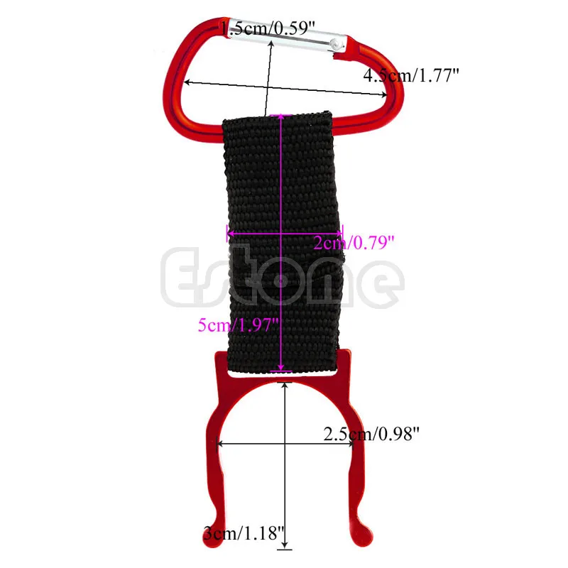 1/5 шт. карабин бутылка воды Пряжка крюк клипса для крепления тефона отдыха