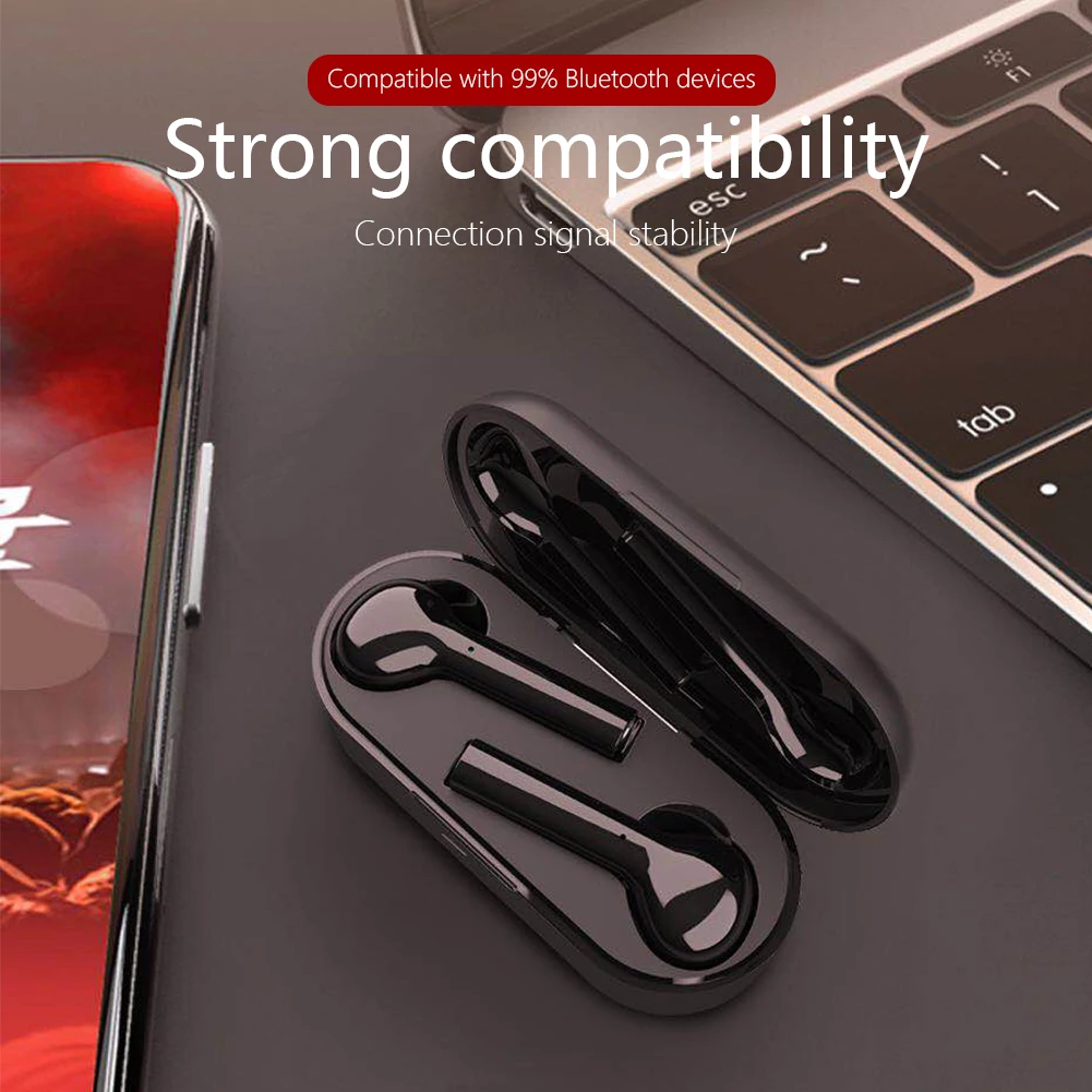 Настоящие беспроводные наушники в ухо спортивные длинные время воспроизведения