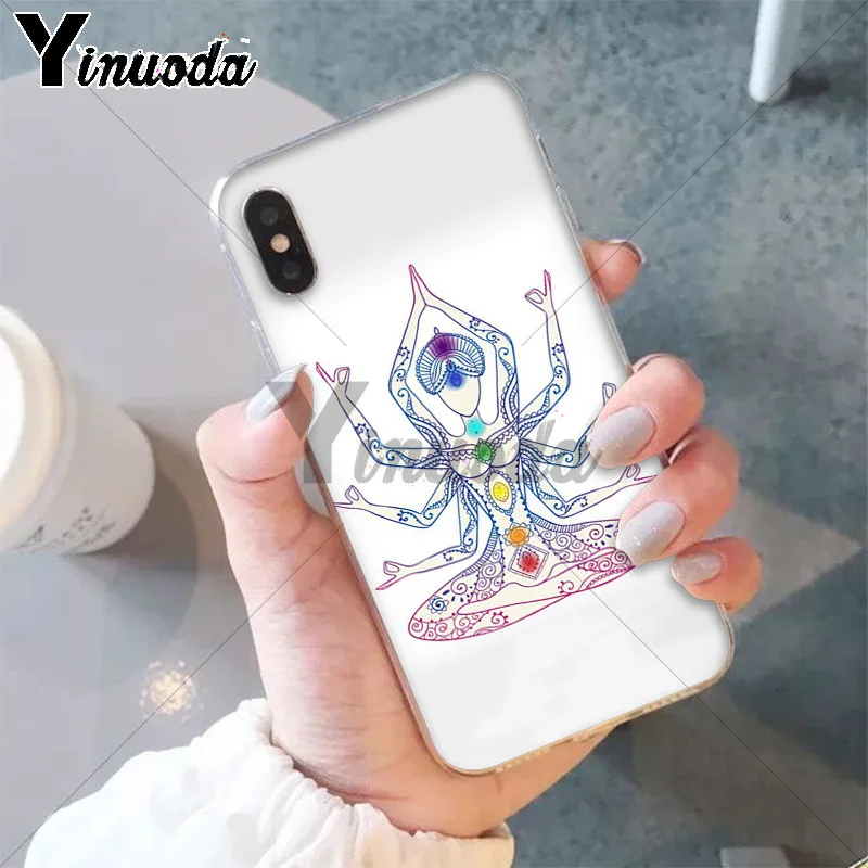 11pro MAX Chakra Yoga Coque чехол для телефона Apple iPhone 8 7 6 6S Plus X XS 5 5S SE XR | Мобильные телефоны и