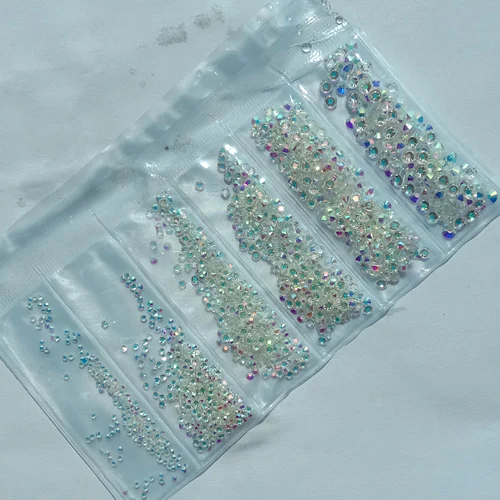 1600pcSS4-16colorful Дизайн ногтей кристаллы AB 1600 шт.; многоразмерные х Стекло ногтей Стразы для украшения для ногтей камни Charms - Цвет: 1600pcSS4-16colorful