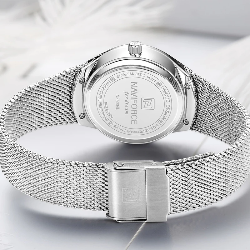 NAVIFORCE Watch Women Simple Casual Date Waterproof Quartz Wristwatch Fashion Ladies Watches Clock Female Relogio Feminino 2019