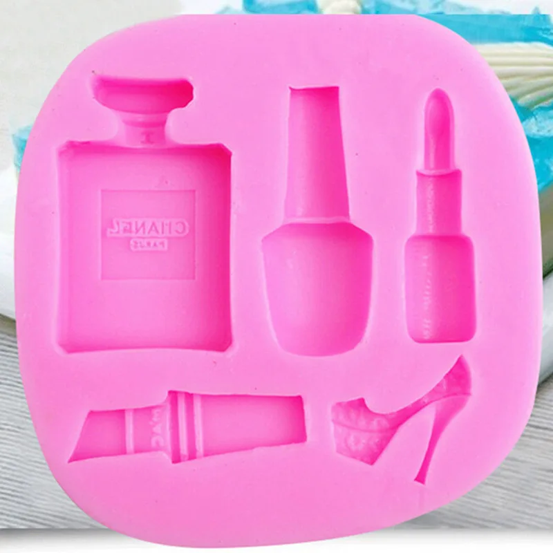 Hot Item Useful Silicone Makeup Lipstick Cake Decorating Mould Sugarcraft Chocolate Baking Mold | Дом и сад