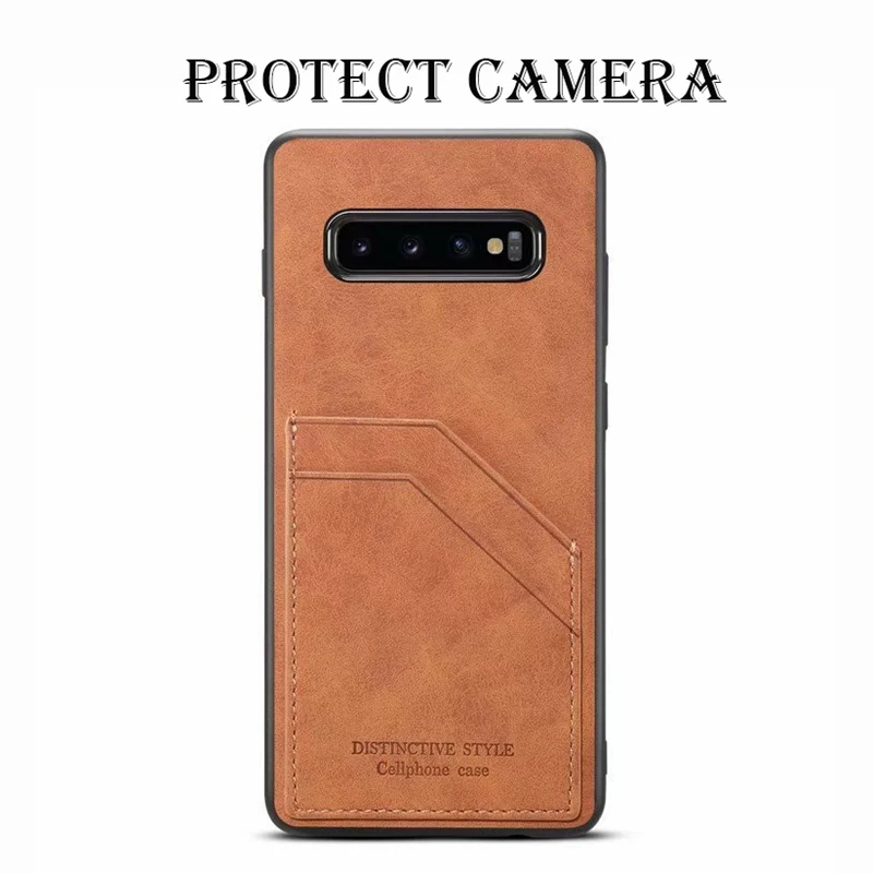 Ультратонкий Магнитный кожаный чехол для Xiaomi Mi 9 карта с зажимом мягкая рамка