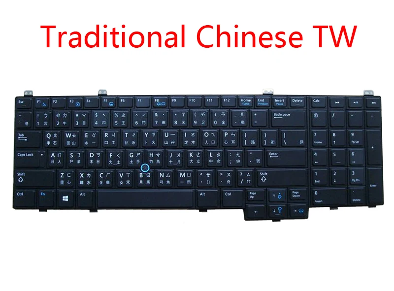 Клавиатура для ноутбука бренд DELL серии Latitude E5540 китайский TW Французский FR