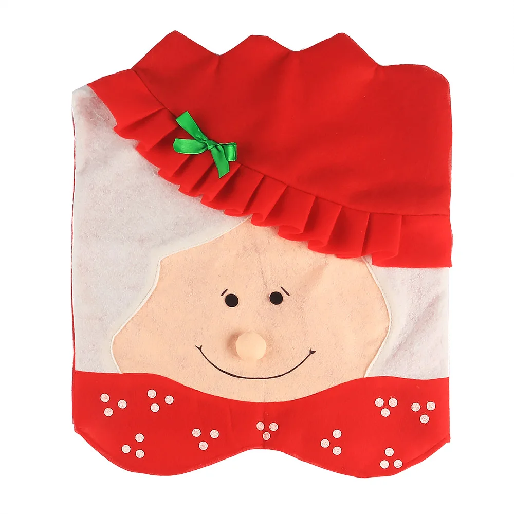 Рождество 1 шт. санта Red Hat столовая стула рождественские украшения ужин