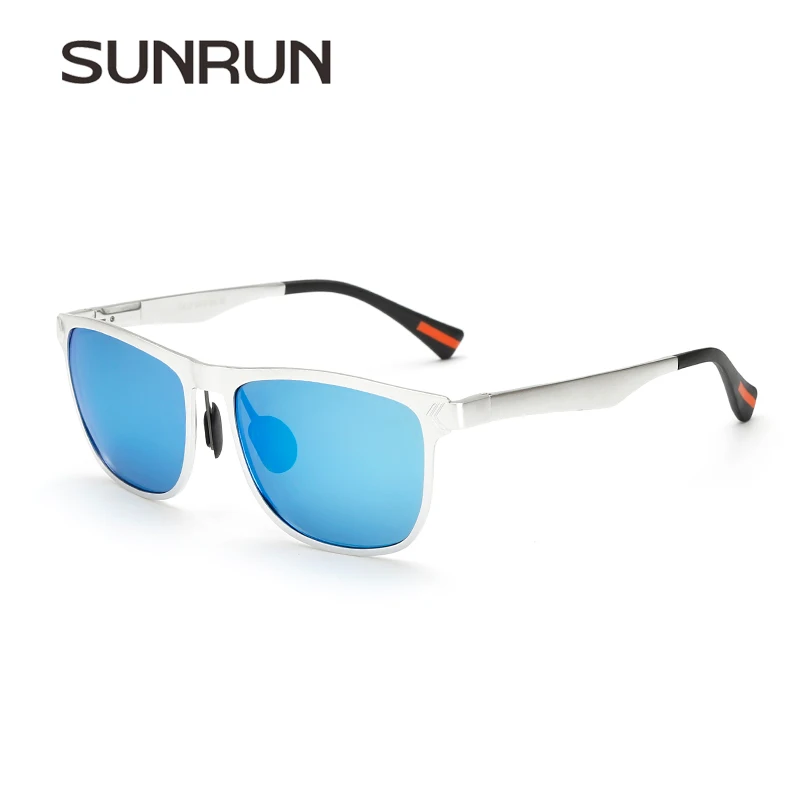 Солнцезащитные очки SUNRUN Мужские поляризационные алюминиевые рамки