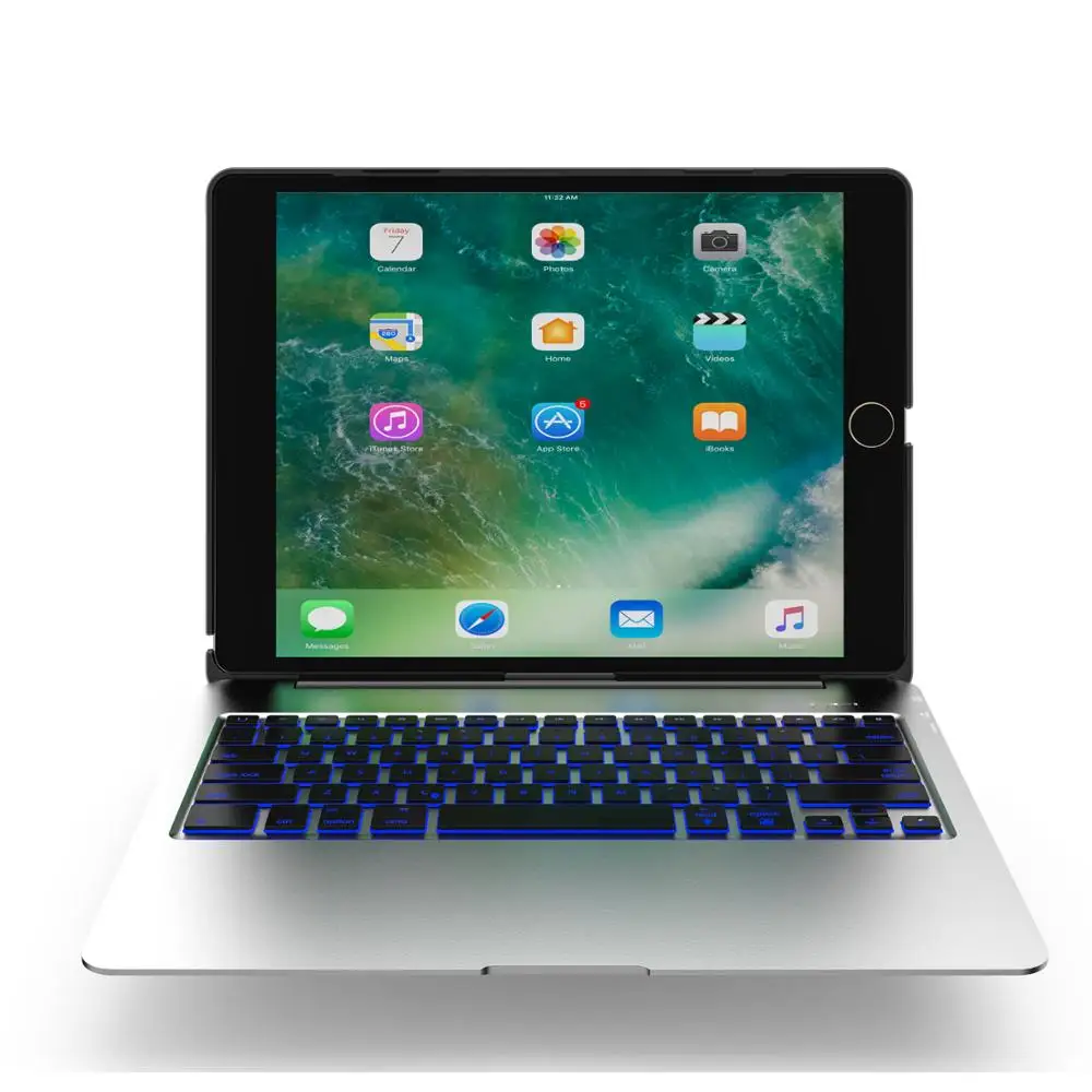 Новый беспроводной чехол из алюминиевого сплава с клавиатурой Bluetooth для iPad Pro 12 9