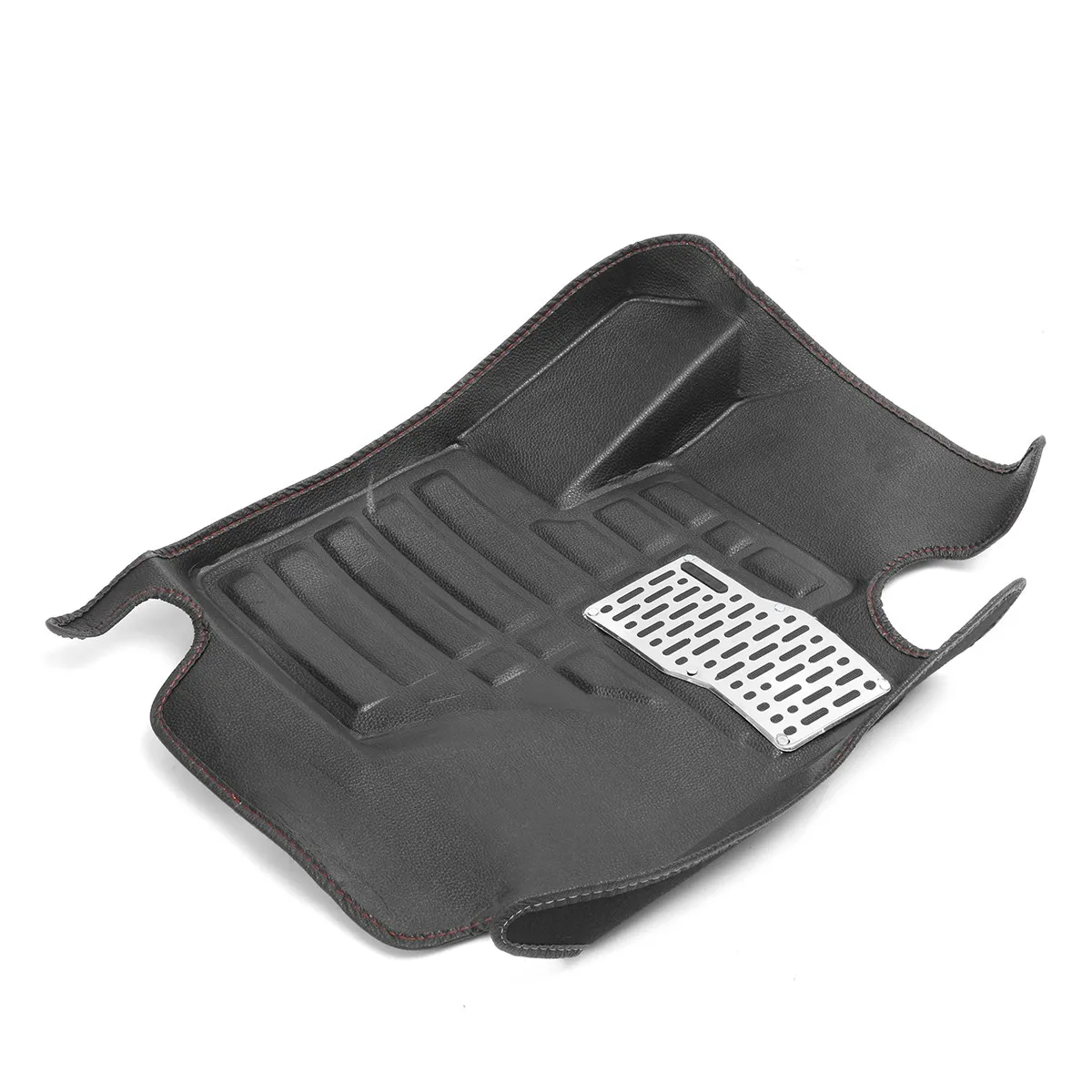 Кожаный передний и задний коврик водонепроницаемый автомобильный напольный для
