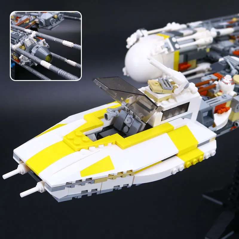 STAR 05040 WARS Y wing, Звездный истребитель, сборный блок, кирпичная игрушка, развивающий подарок, совместим с 10134, детские игрушки, подарки